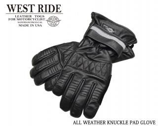 WESTRIDE/ȥ饤ɡۥ/ALL WEATHER KNUCKLE PADD GLOVE20-03