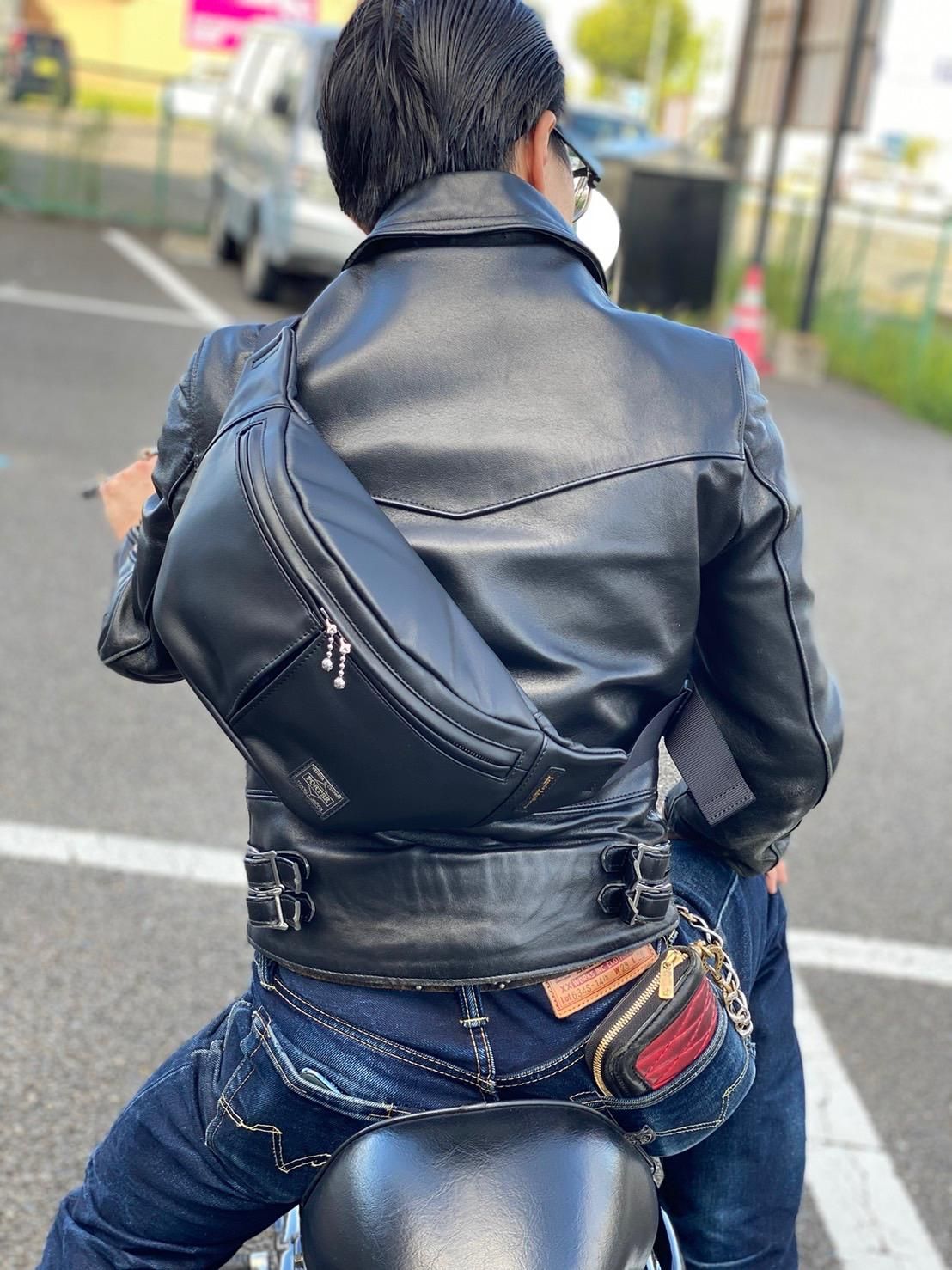 激安先着 Leathers Lewis × PORTER ルイスレザー BAG WAIST ボディー