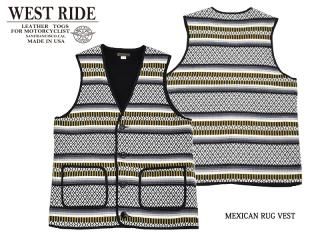 WEST RIDEよりメキシカンラグベスト&クラシックリブセーターのご