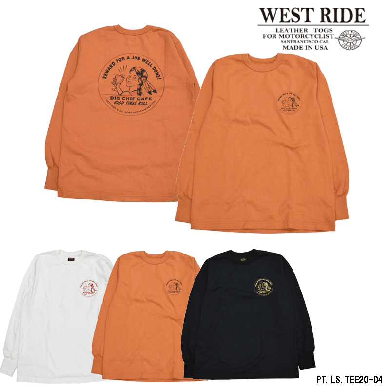 WESTRIDE/ウエストライド】ロンT/20FW PT.LS.TEE20-04 REAL DEAL