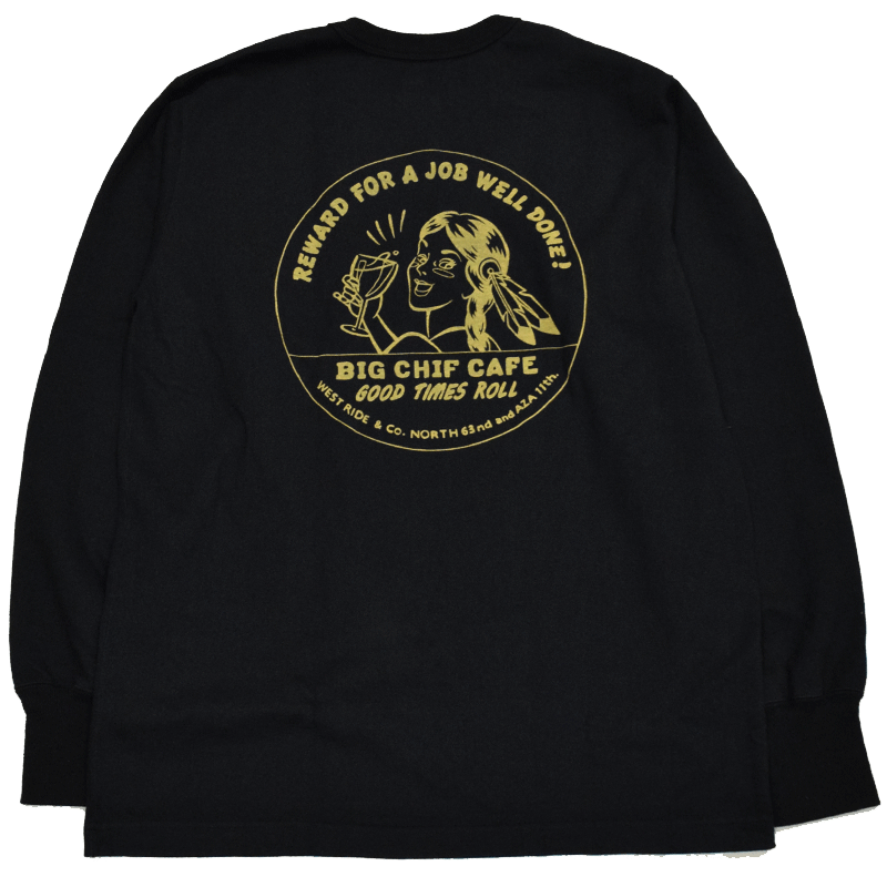 WESTRIDE/ウエストライド】ロンT/20FW PT.LS.TEE20-04 REAL DEAL