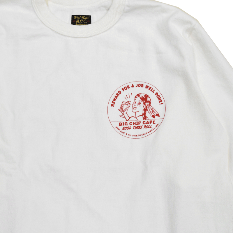 WESTRIDE/ウエストライド】ロンT/20FW PT.LS.TEE20-04 REAL DEAL