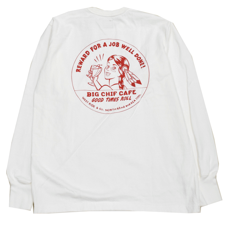 WESTRIDE/ウエストライド】ロンT/20FW PT.LS.TEE20-04 REAL DEAL