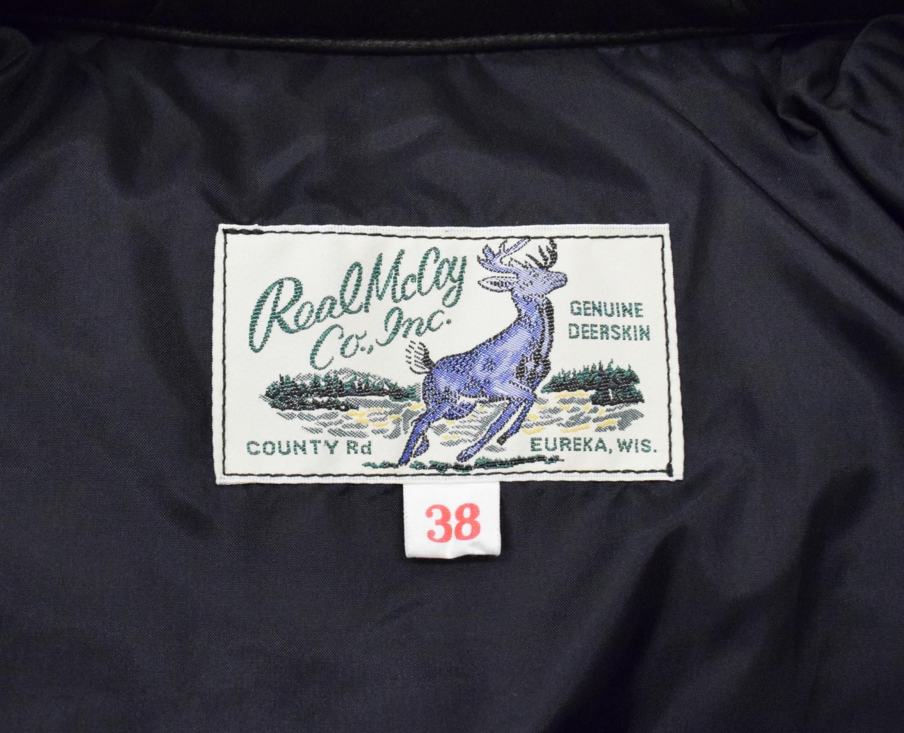 THE REAL McCOY'S/リアルマッコイズ】DEERSKIN DOWN JACKET：MJ20119