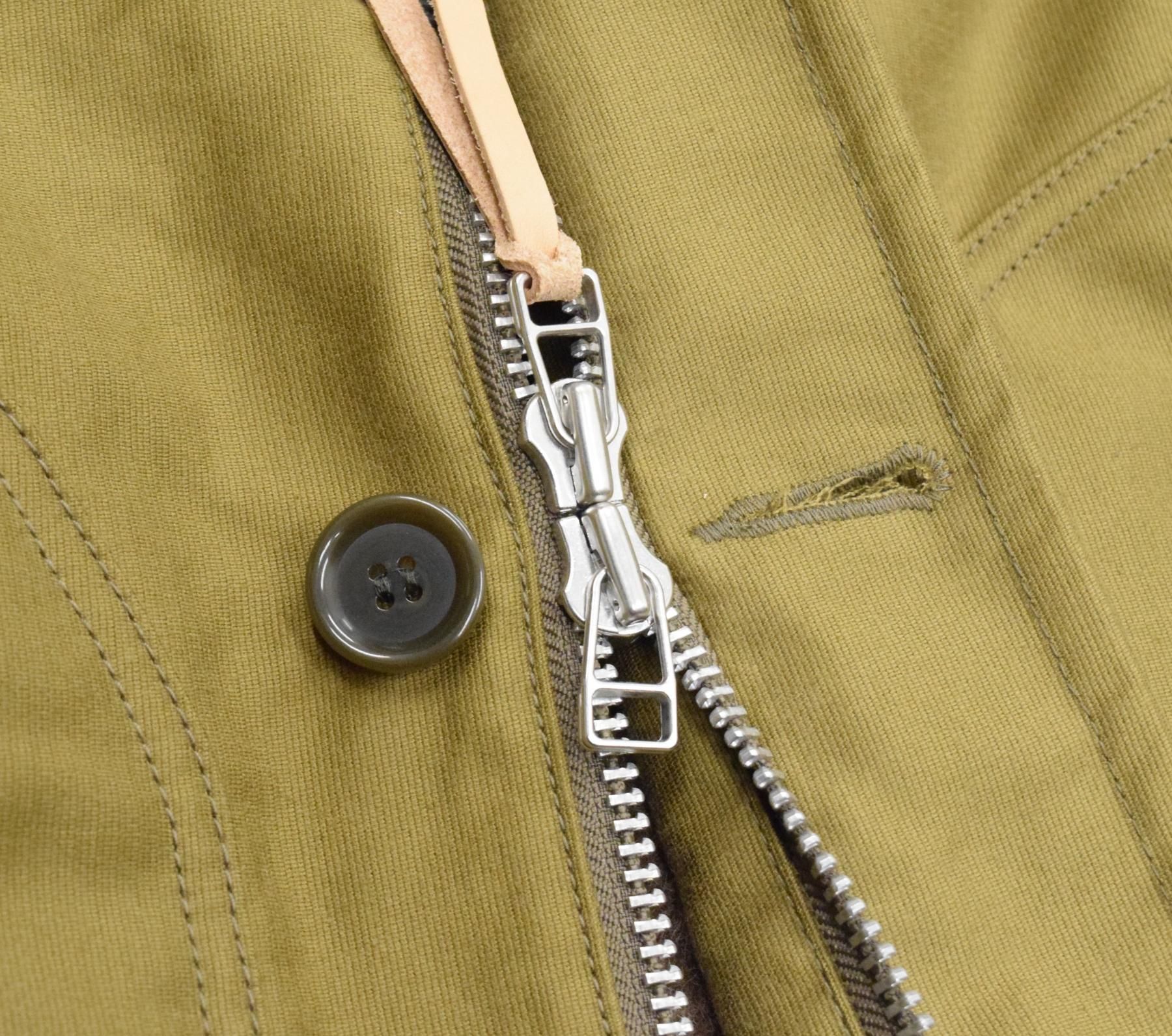 アイアンハート　N-1ジャケット　カーキー　夏価格 IRON HEART/アイアンハート】ジャケット/IHMｰ29：N-1 TYPE DECK