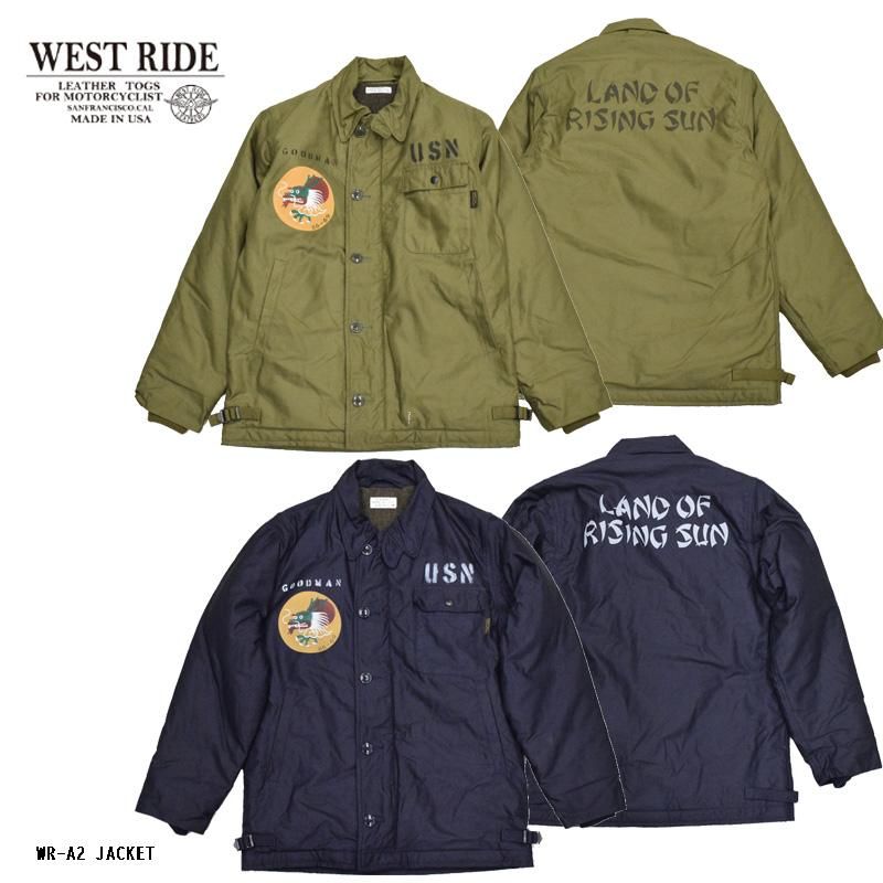 WESTRIDE/ウエストライド】ジャケット/WR-A2 JACKET：PRINT REAL DEAL仙台(リアルディール仙台)