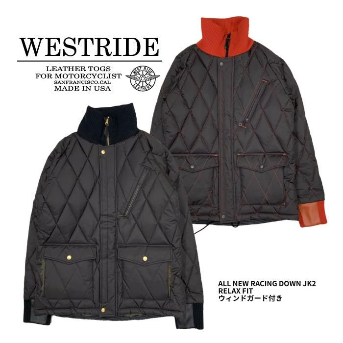 WEST RIDE レーシングダウンジャケット　XS ブラック　オマケ付き