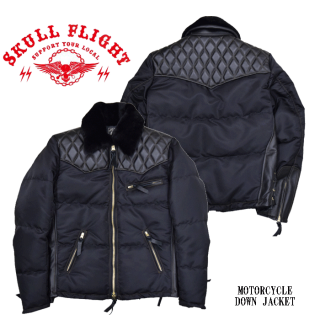 SKULL FLIGHT/ե饤ȡۥ󥸥㥱å/MOTORCYCLE DOWN JACKET