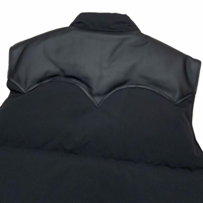 SUGAR CANE/シュガーケーン】ベスト/LEATHER YOKE DOWN VEST