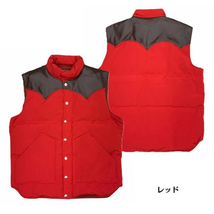 SUGAR CANE/シュガーケーン】ベスト/LEATHER YOKE DOWN VEST：SC12340