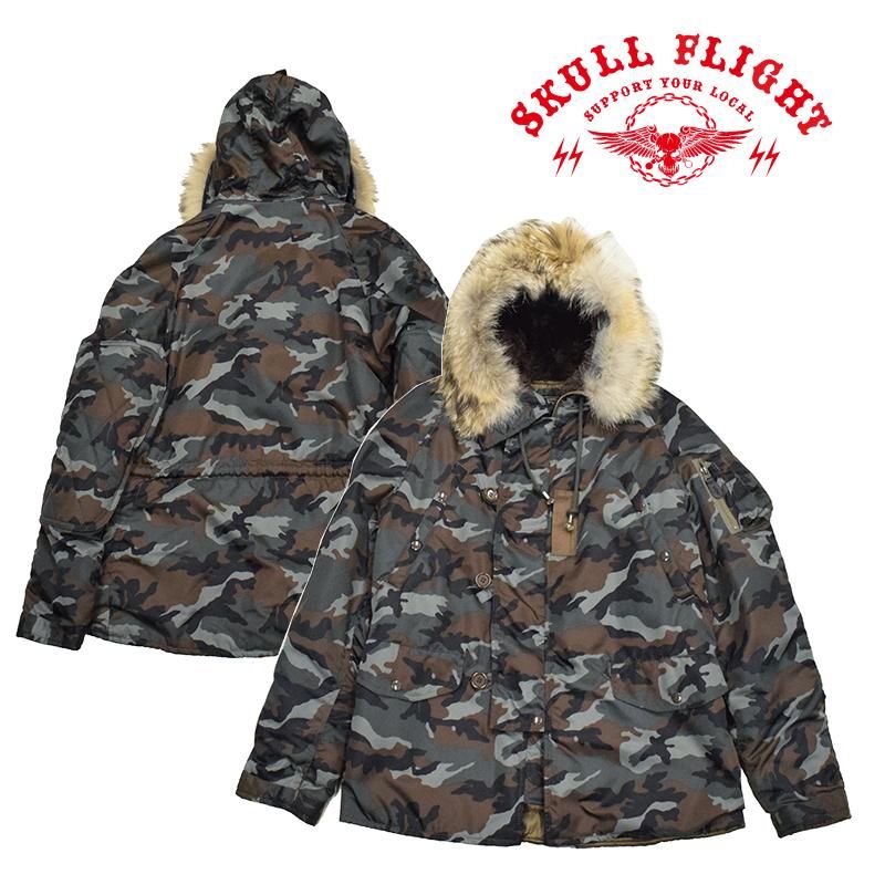 【SKULL FLIGHT/スカルフライト】 RIDERS N-3B:ウッドランドカモ REALDEAL仙台(リアルディール仙台) 【SKULL FLIGHT/スカルフライト】 RIDERS N-3B:ウッドランドカモ REALDEAL仙台(リアルディール仙台)