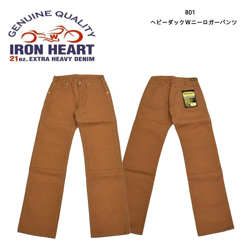 【IRON HEART/アイアンハート】ボトム/801 ヘビーダック Ｗニーロガーパンツ REALDEAL仙台(リアルディール仙台)