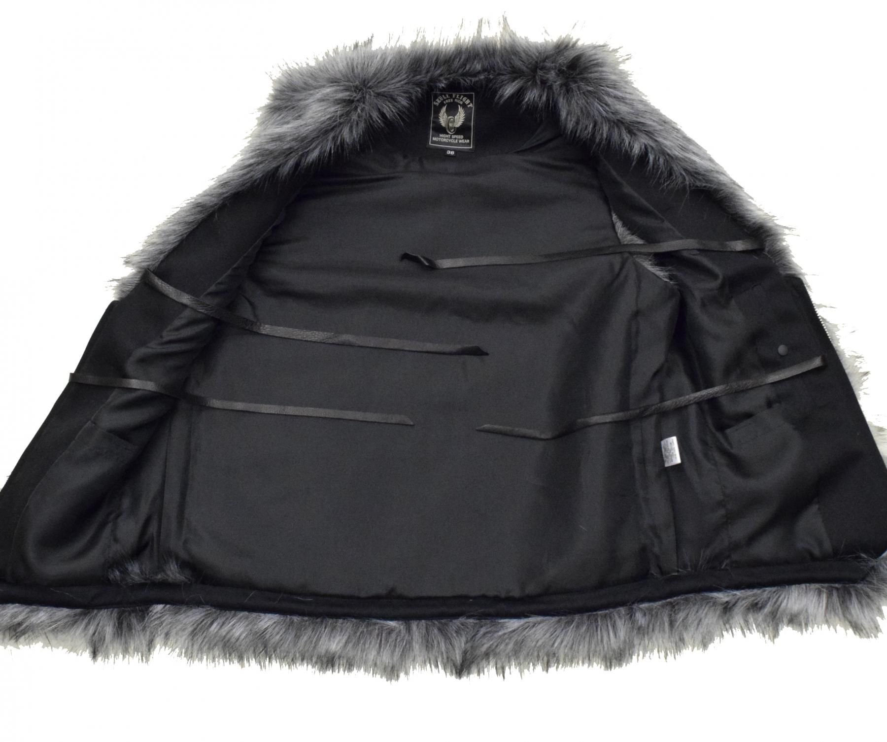 SKULL FLIGHT スカルフライト】ベスト /FOX FUR VEST REALDEAL仙台