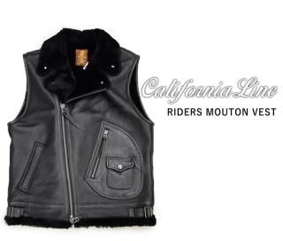 CALIFORNIA LINE/ե˥饤ۥ٥ / RIDERS MOUTON VEST