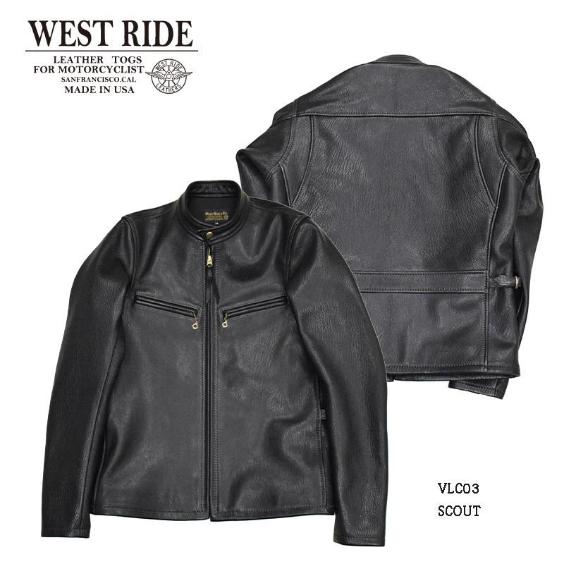 6,900円WEST RIDE SPEED STAR LEATHER TOGS38