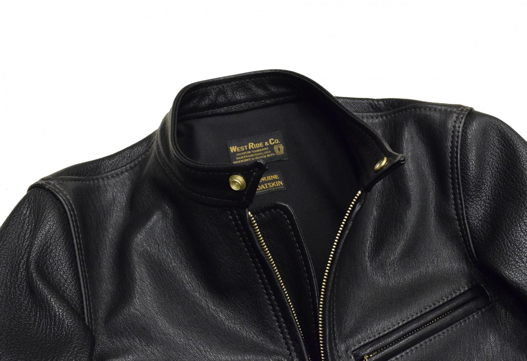 WESTRIDE/ウエストライド】レザージャケット/VLC03：SCOUT/BKG1