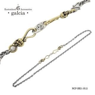 galcia/륷ۥͥå쥹/NCPSK01B12SKULL HOOK NECKLACE CHAIN/Ĺˤưͭ