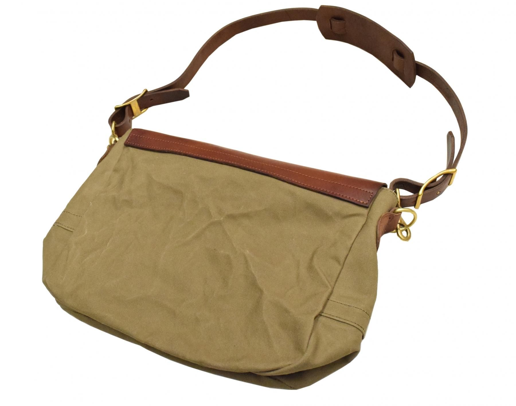 VASCO/ヴァスコ】BAG/キャンバス×レザーメールバッグ ミディアム VASCO/ヴァスコ】BAG/キャンバス×レザーメールバッグ ミディアム