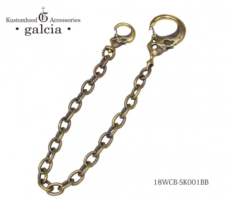 galcia/ガルシア】ウォレットチェーン/18WCB-SK001BB:50cm REALDEAL 