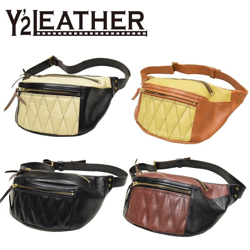 Y'2LEATHER/ワイツーレザー】BGー09/HORSE HIDE WAIST BAG Y'2LEATHER/ワイツーレザー】BGー09/HORSE HIDE WAIST BAG