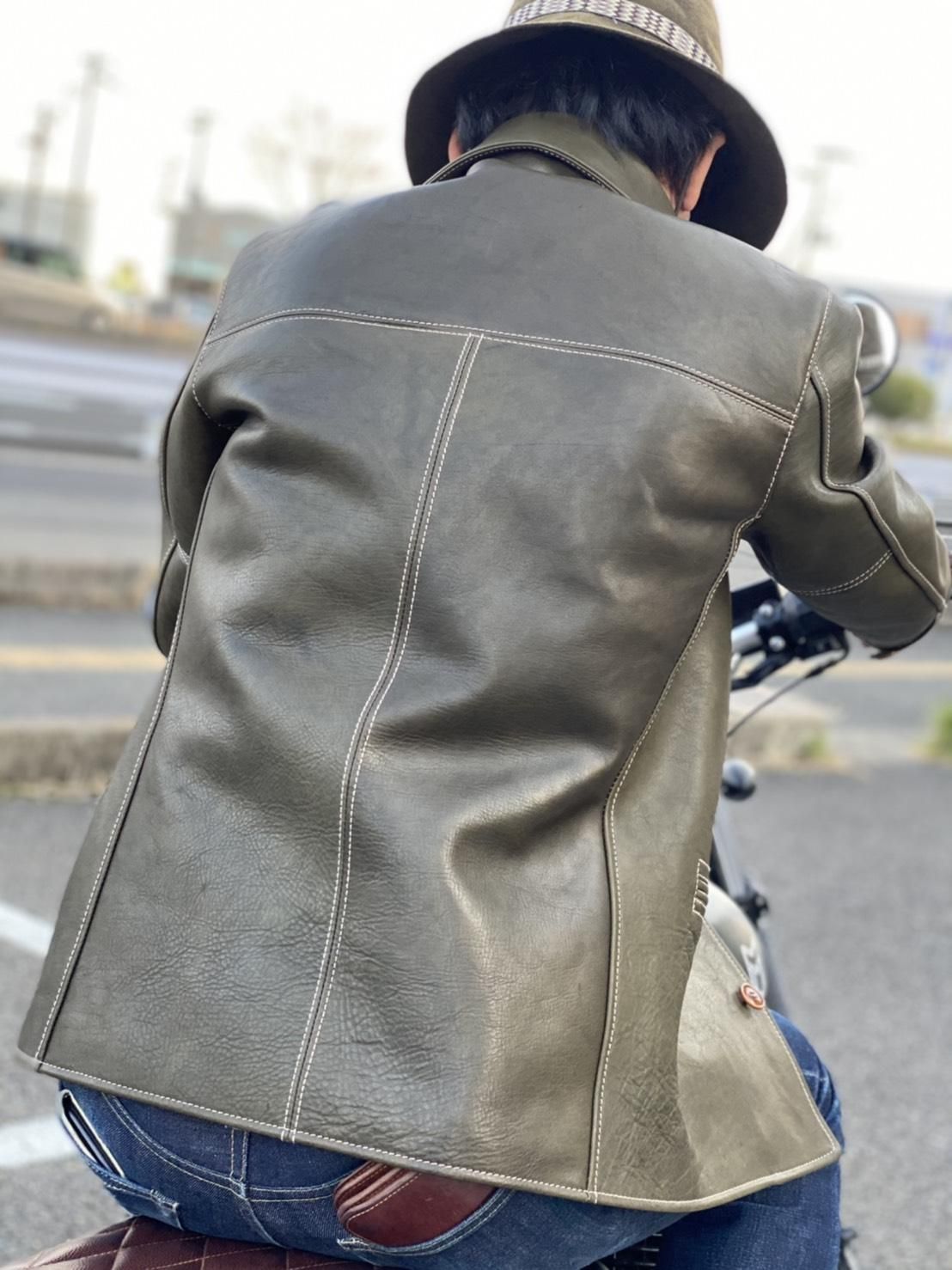 バックドロップ×Schott　カーコート　XL