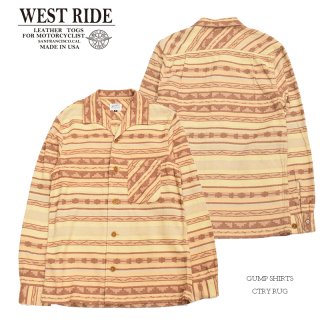 【WEST RIDE/ウエストライド】シャツ/GUMP SHITS：CTRY RUG 2021SS COLLAR