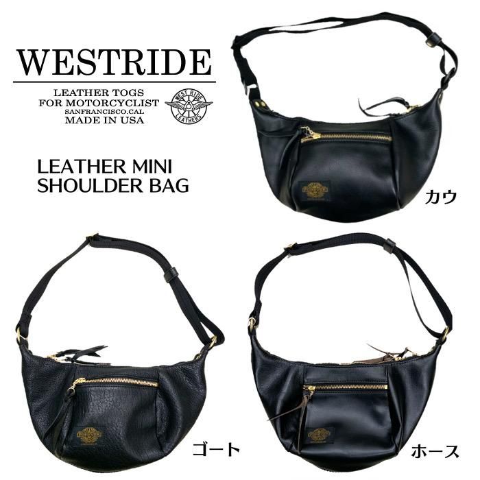 ウエストライド  バッグ LEATHER MINI SHOULDER BAG