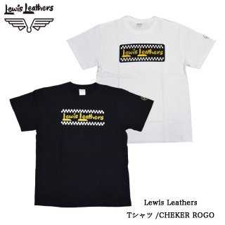 【Lewis Leathers/ルイスレザーズ】Tシャツ/CHECKER ROGO