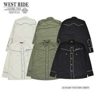 WEST RIDE/ȥ饤ɡۥ/LEONARD WESTERN SHIRTS