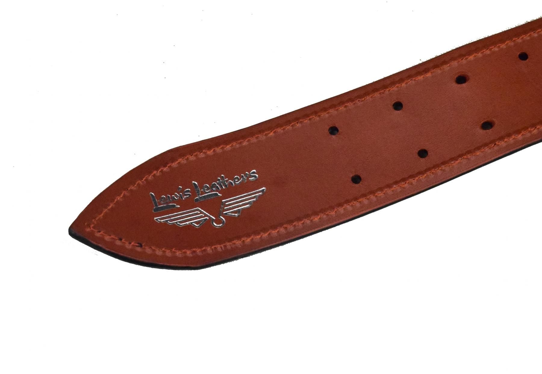 新品 KTルイストン レザー スタッズ ベルト 茶 ブラウン 38/95 K.t.Lewiston (ケイ.ティー.ルイストン) ベルト・財布の商品カタログ