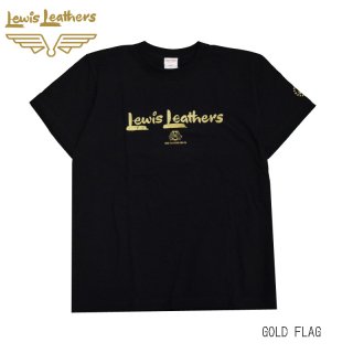 【Lewis Leathers/ルイスレザーズ】Tシャツ/GOLD FLAG