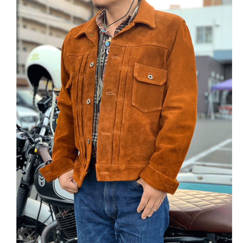 【Y'2 LEATHER/ワイツーレザー】 レザージャケット/STEER SUEDE 2nd Type Gジャン/TB-141ーー REAL  DEAL仙台 (リアルディール仙台)