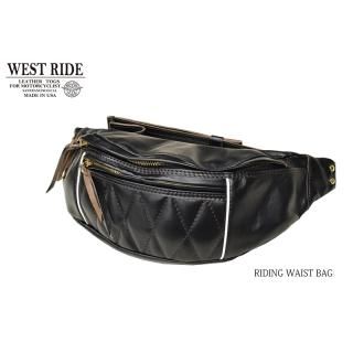 WESTRIDE/ȥ饤ɡۥХå /RIDING WAIST BAG:HORSEHIDE BLACK