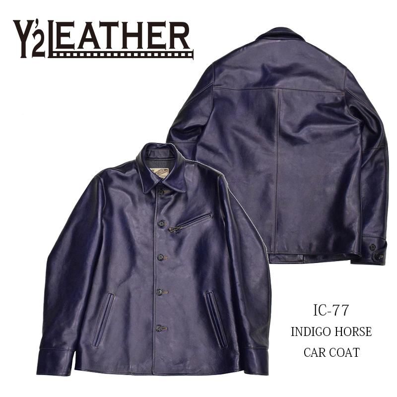 Y'2 LEATHER/ワイツーレザー】レザージャケット/IC-77 INDIGO Y'2 LEATHER/ワイツーレザー】レザージャケット/IC-77 INDIGO