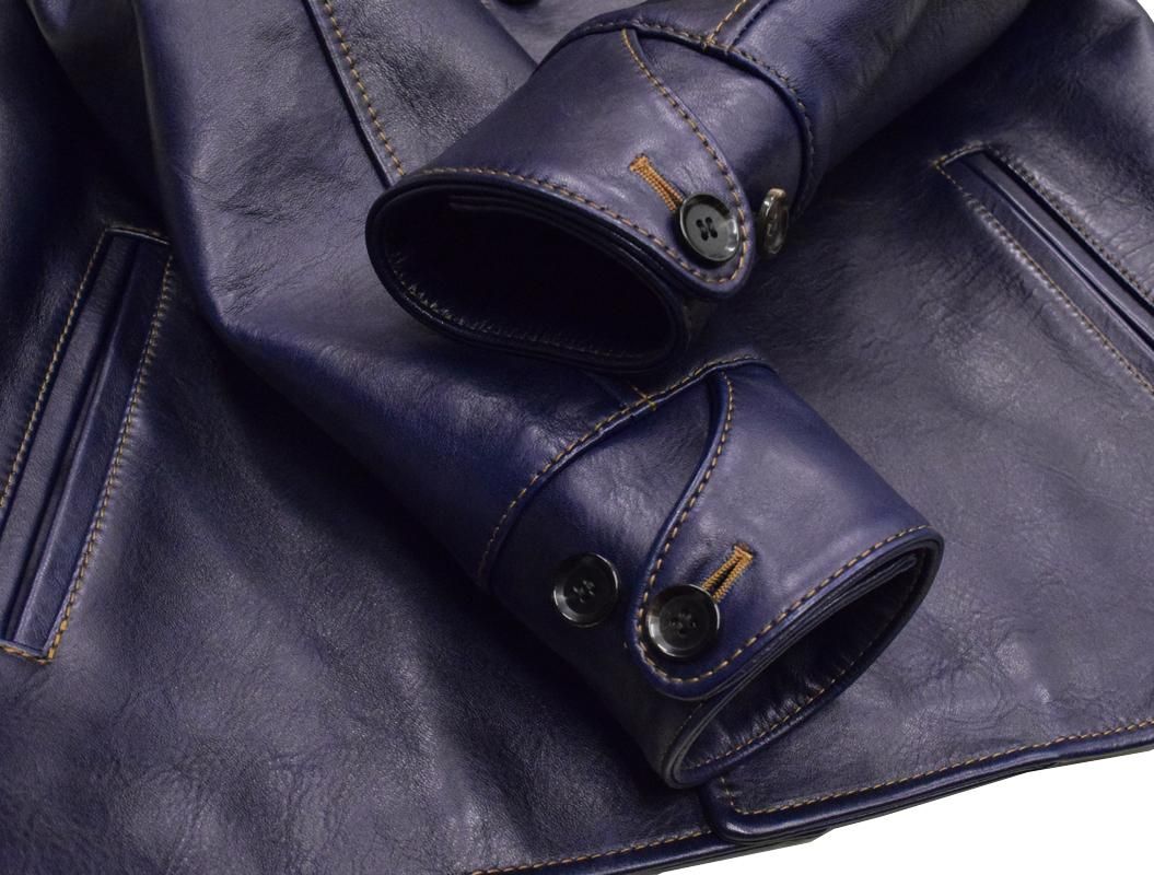 Y'2 LEATHER/ワイツーレザー】レザージャケット/IC-77 INDIGO Y'2 LEATHER/ワイツーレザー】レザージャケット/IC-77 INDIGO