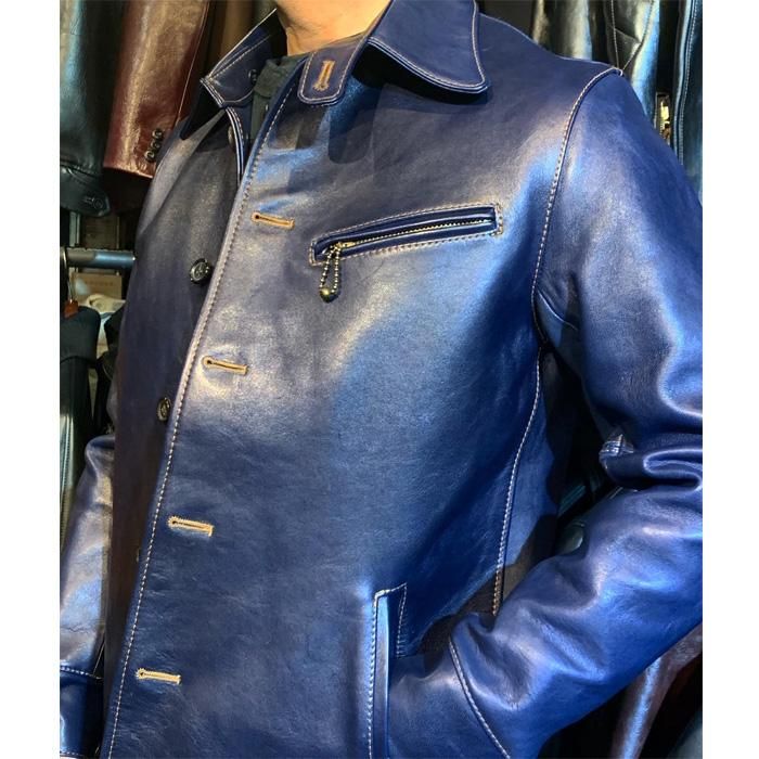 Y'2 LEATHER/ワイツーレザー】レザージャケット/IC-77 INDIGO Y'2 LEATHER/ワイツーレザー】レザージャケット/IC-77 INDIGO