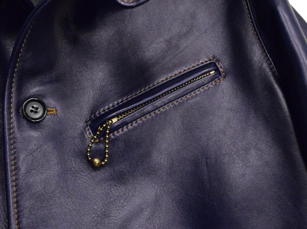 Y'2 LEATHER/ワイツーレザー】レザージャケット/IC-77 INDIGO Y'2 LEATHER/ワイツーレザー】レザージャケット/IC-77 INDIGO