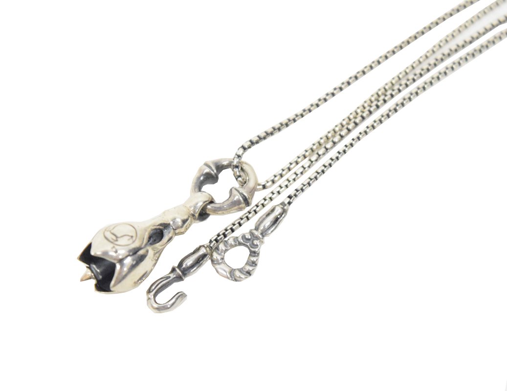 【LONE ONES/ロンワンズ】ネックレスチェーン/MFNH-0002XS:Mating Flight Hook /Extra  Small-1.25mm BOX Chain LO-MFNH-0002XS