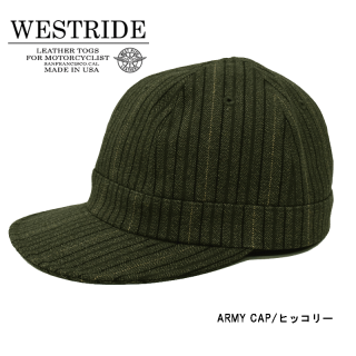 WESTRIDE/ȥ饤ɡۥå/ ARMY CAP(ҥå꡼)