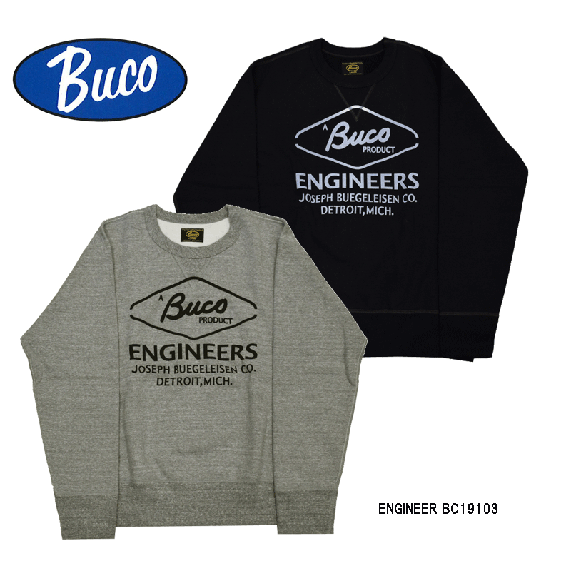 【THE REAL McCOY'S/リアルマッコイズ】スウェット SWEATSHIRT / ENGINEER BC19103 THE REAL McCOY'S