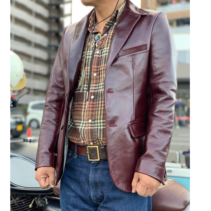 Y'2 LEATHER/ワイツーレザー】レザージャケット/ LJ-22 ANILINE Y'2 LEATHER/ワイツーレザー】レザージャケット/ LJ-22 ANILINE