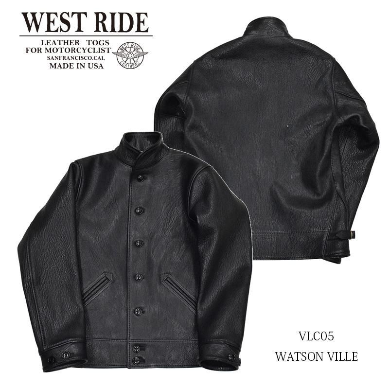 WEST RIDE コンビジャケット　馬　ウール　レザー