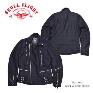 SKULL FLIGHTե饤ȡۥ㥱å/WOOL W RIDERSSFJ21009