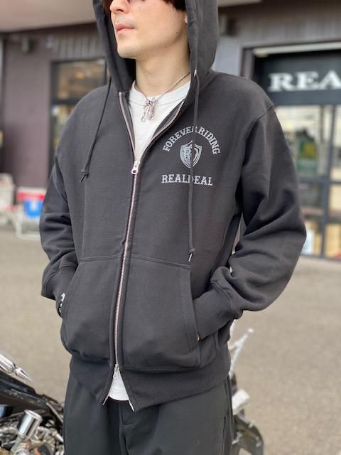 REALDEAL/リアルディール】ZIPパーカー/RDSW2021ｰ2”FOREVER RIDING