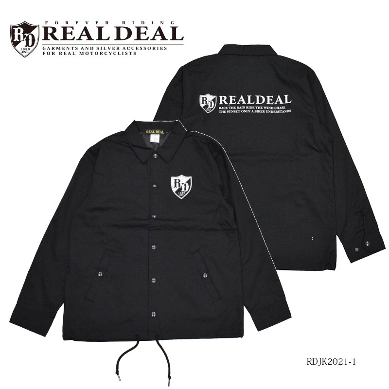 【REALDEAL/リアルディール】コーチジャケット/RDJK2021ｰ1 REALDEAL仙台(リアルディール仙台)