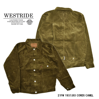 WEST RIDE/ȥ饤ɡۥ㥱å/21FW 1937JXX CORDS CAMEL