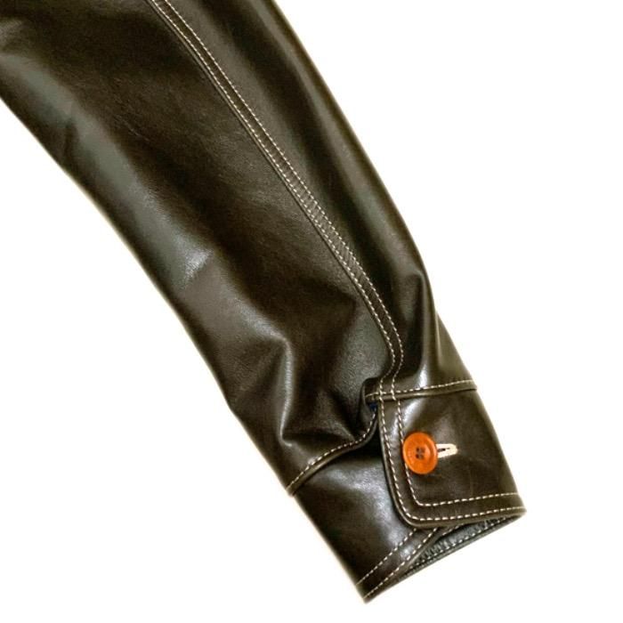 『美品』pelleq レザーシャツ 美品』pelleq レザーシャツ