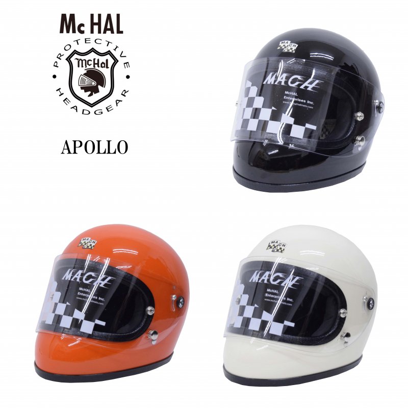 McHAL Enterprises/マックホールエンタープライズ】ヘルメット/APOLLO 