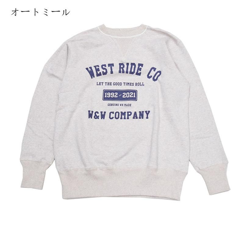 WESTRIDE/ウエストライド】スウェット/WAREHOUSE SWEAT-01 30TH