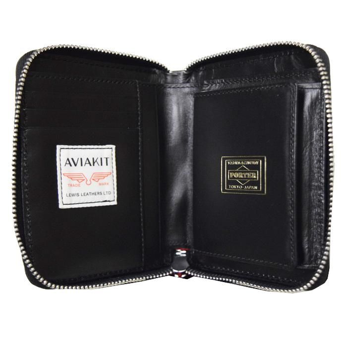 Lewis Leathers PORTER WALLET BLK ルイスレザー